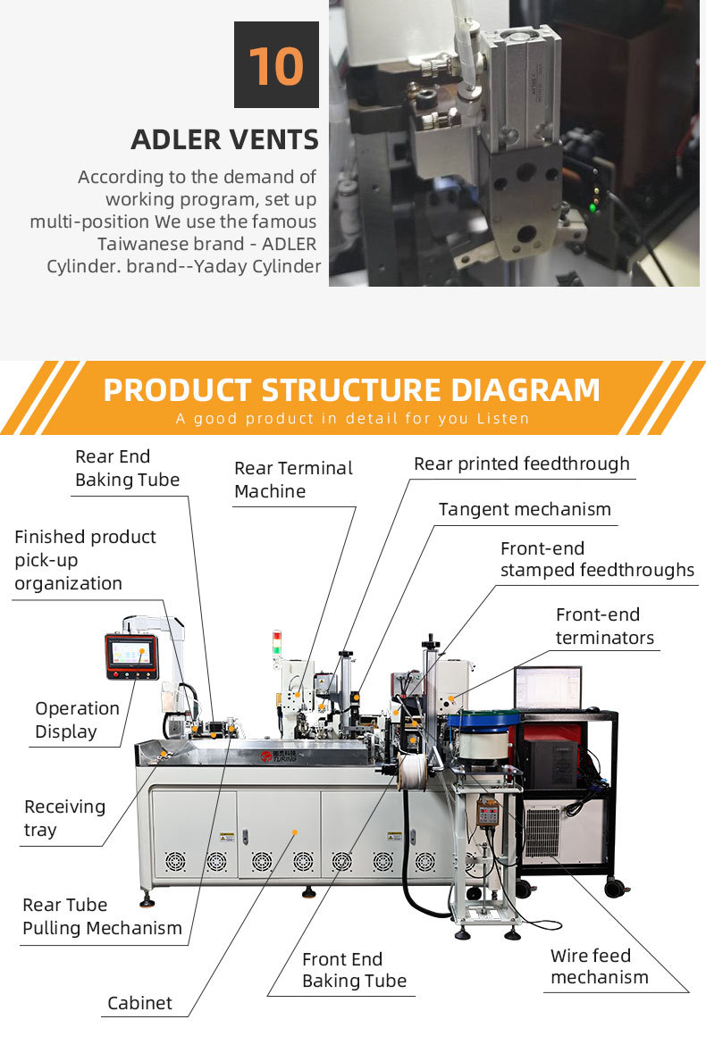 TR-DM05 double-head bulk cold-pressed number tube terminal machine