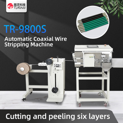 TR-9800S Fully Automatic Coaxial Wire Stripping Machine