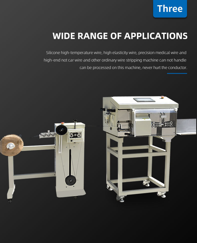 Automatic Coaxial Wire Stripping Machine