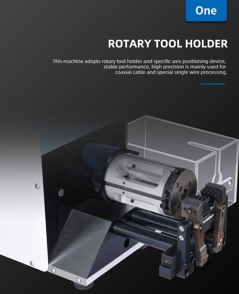 Automatic Coaxial Wire Stripping Machine