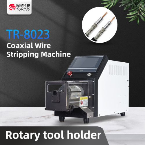 TR-8023 10 layers 2-23mm Semi-Auto Coaxial Wire Stripping Machine