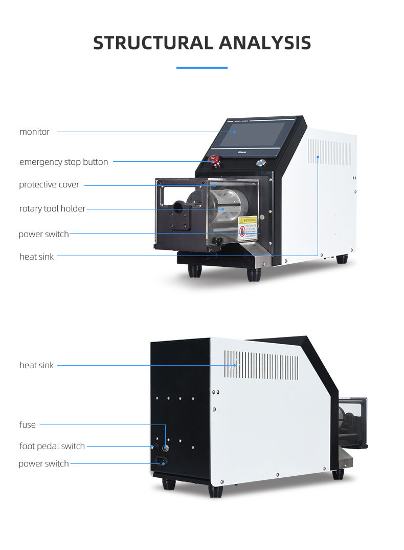 Coaxial cable automatic peeling machine