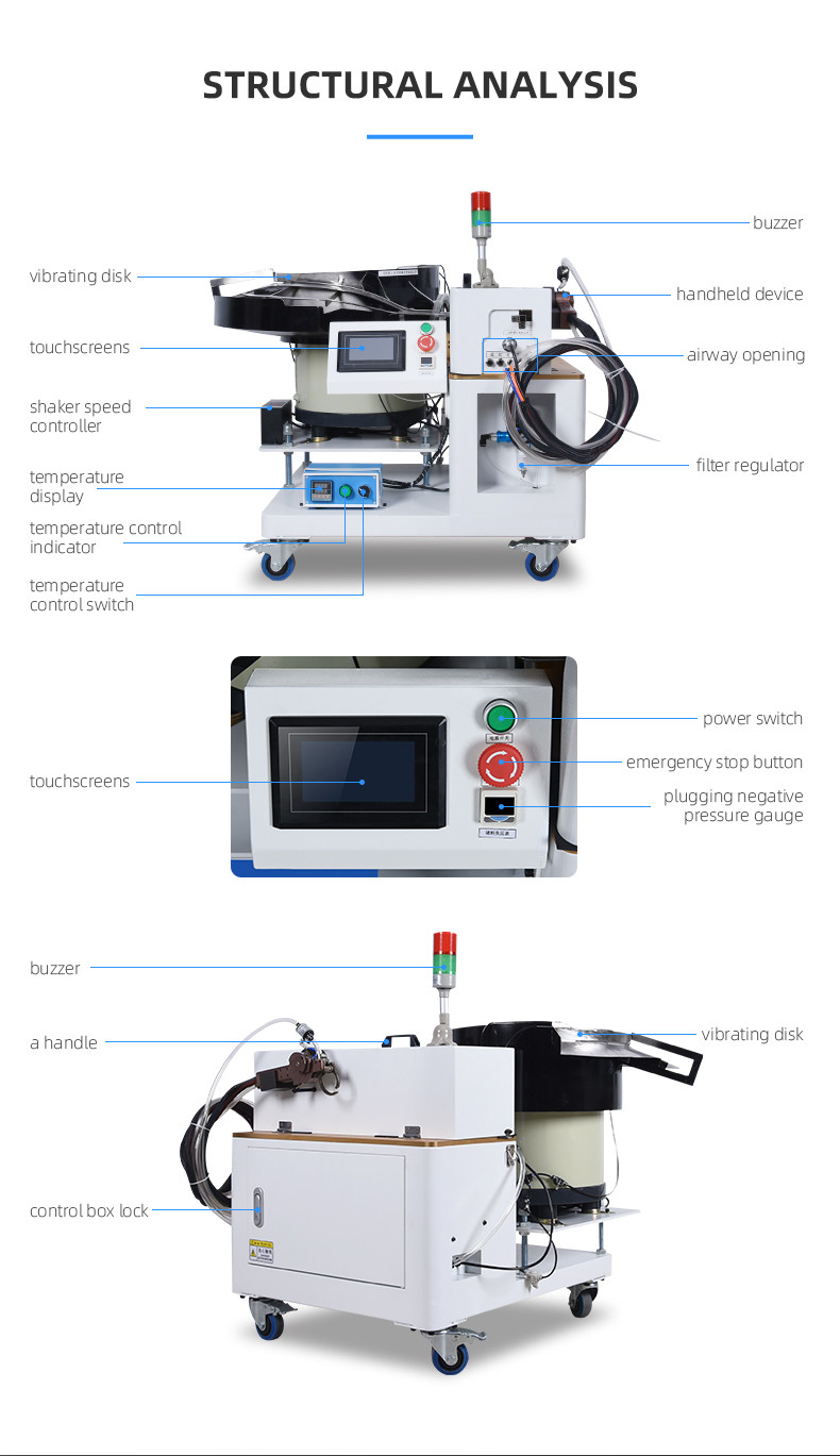 Automatic nylon cable tie machine