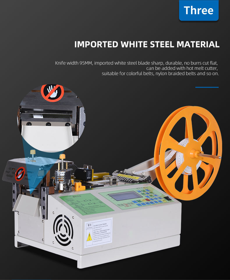 TR-100DQ Fully Automatic Computer Wire and Tube Tape Cutting Machine