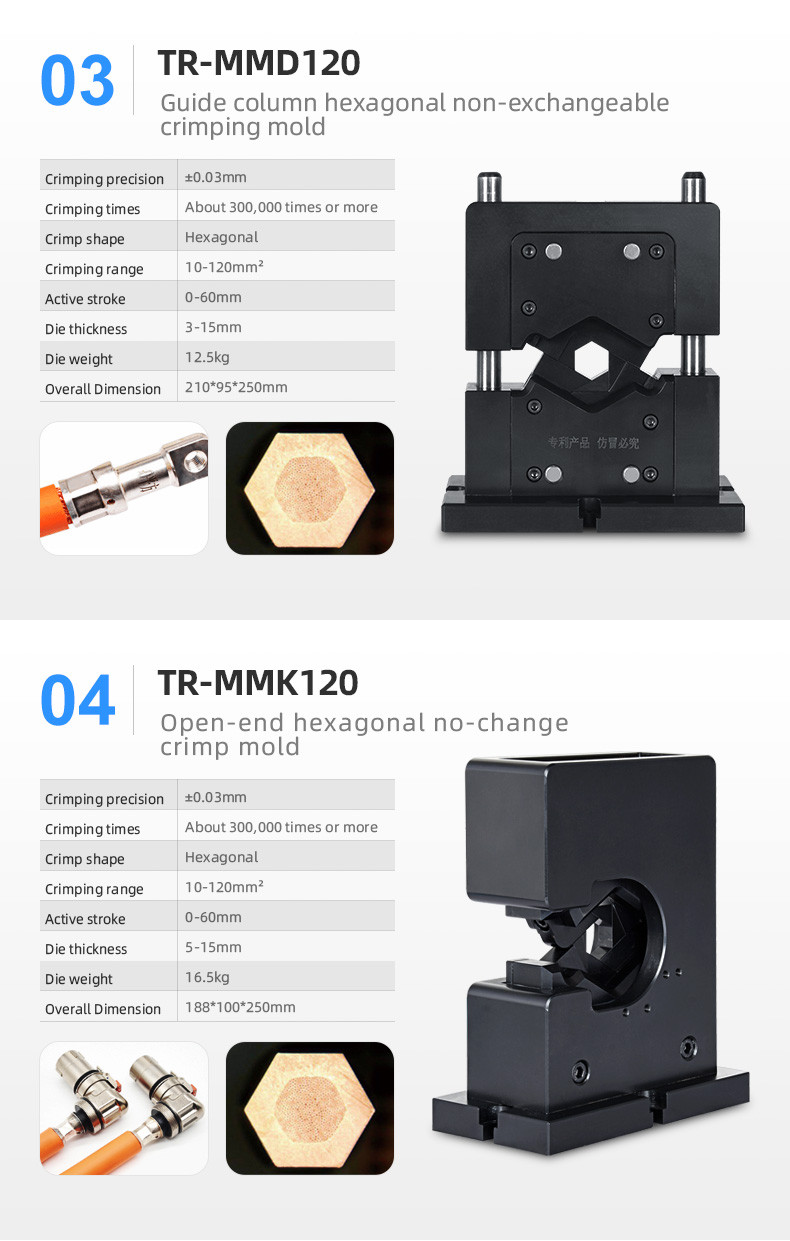 TR-MMK120 Wire Harness Equipment Terminal Crimping Machine Mold