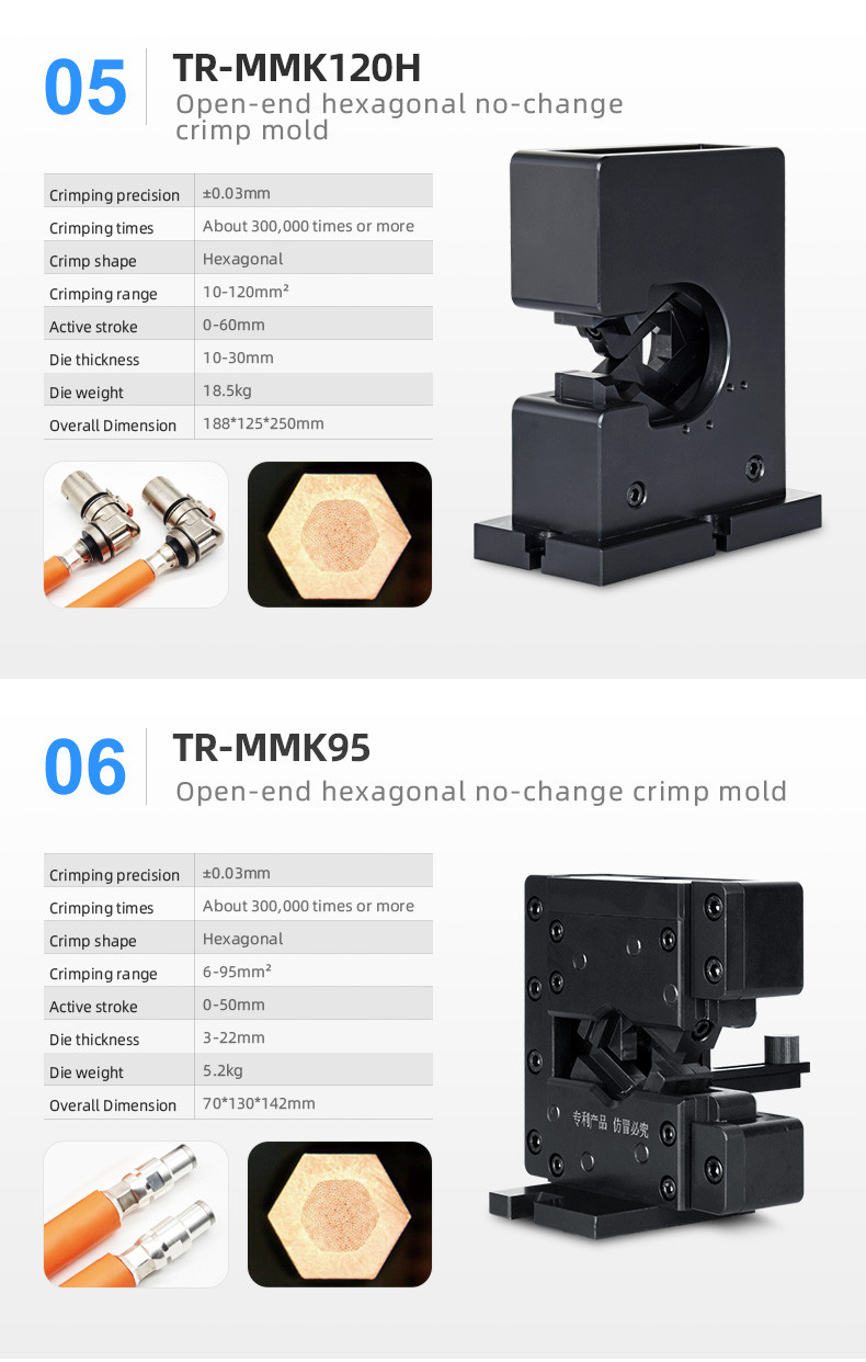 TR-MMK120 Wire Harness Equipment Terminal Crimping Machine Mold