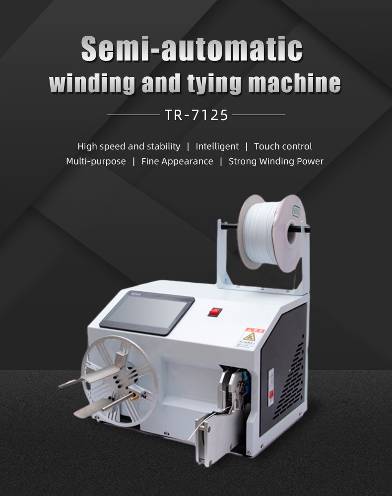 TR-7125  Semi-automatic Winding and Binding Machine