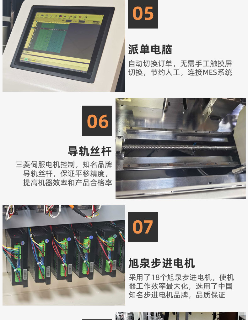 TR-DM04全自动双头穿号码管管型端子机