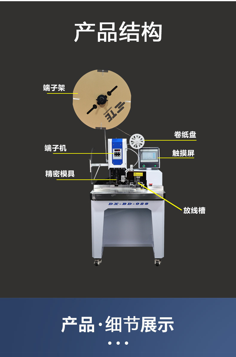 TR-HT03多芯线自动理线剥打端子机