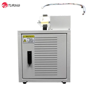 TR-303D Wire Cable Semi-auto Tape Wrapping Machine With Bottom Paper