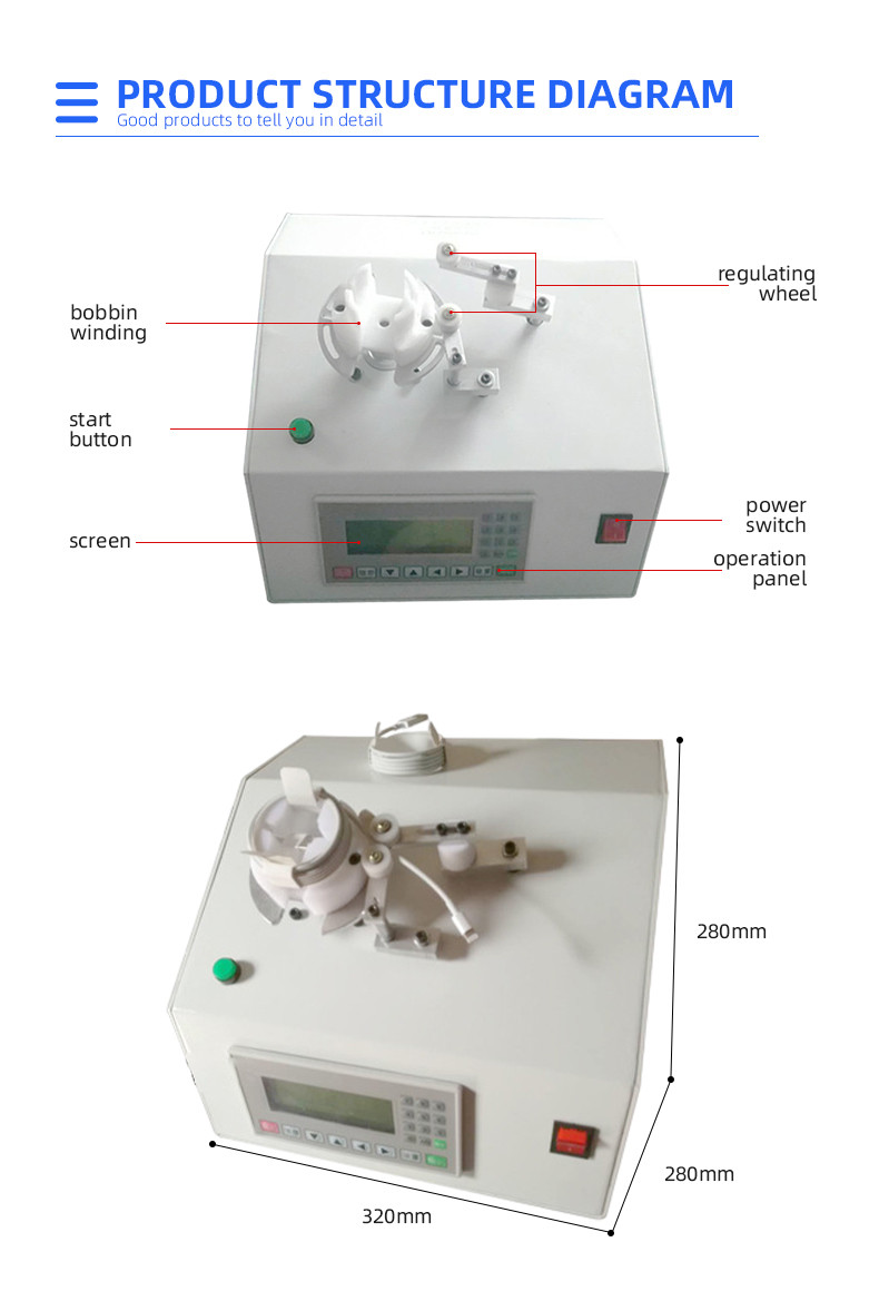 TR-7130 Desktop Meter Meter Winding and Binding Machine