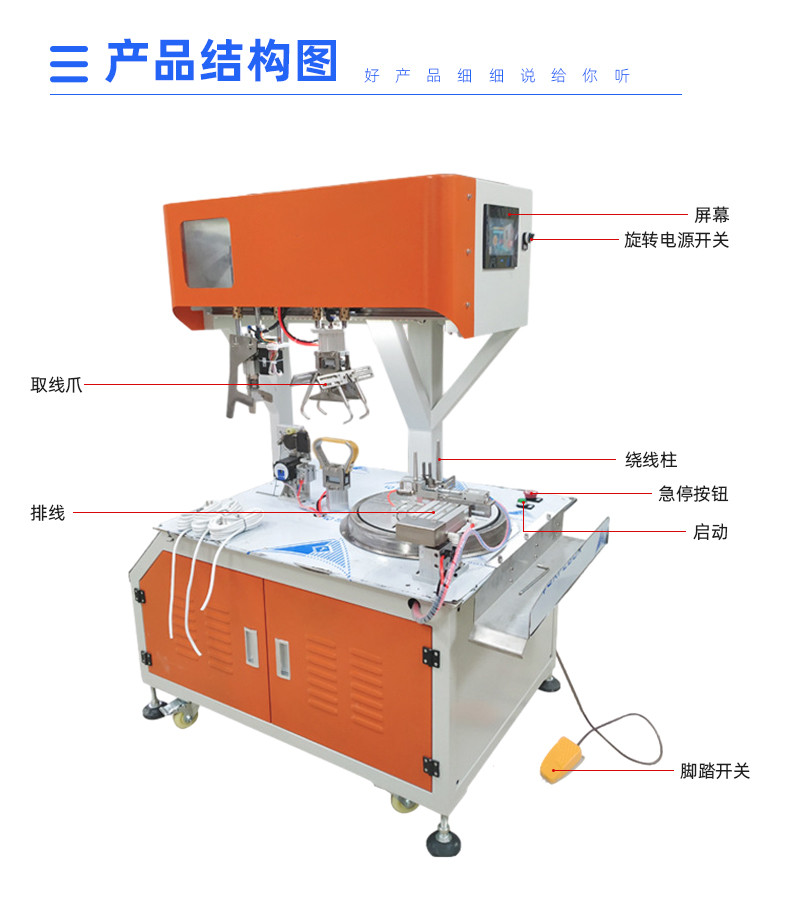 TR-K8 大8字型绕线扎带机