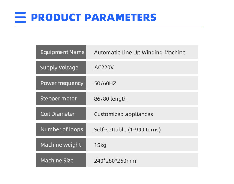 TR-220 Automatic Cable Arranging And Winding Machine