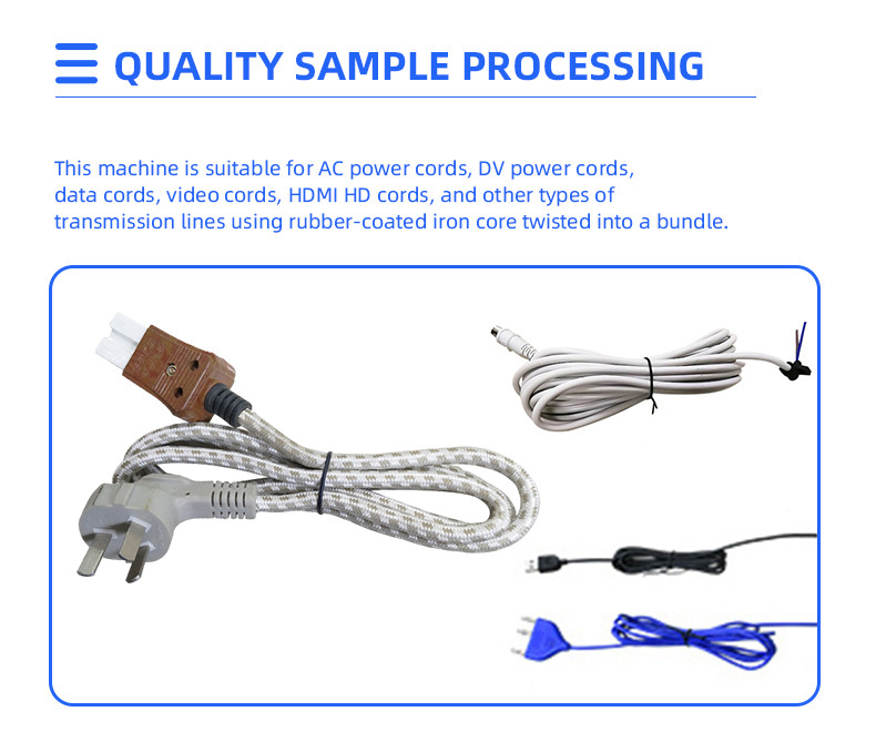 TR-BM8 Data Cable Tying Small 8-Shaped Winding And Tying Machine