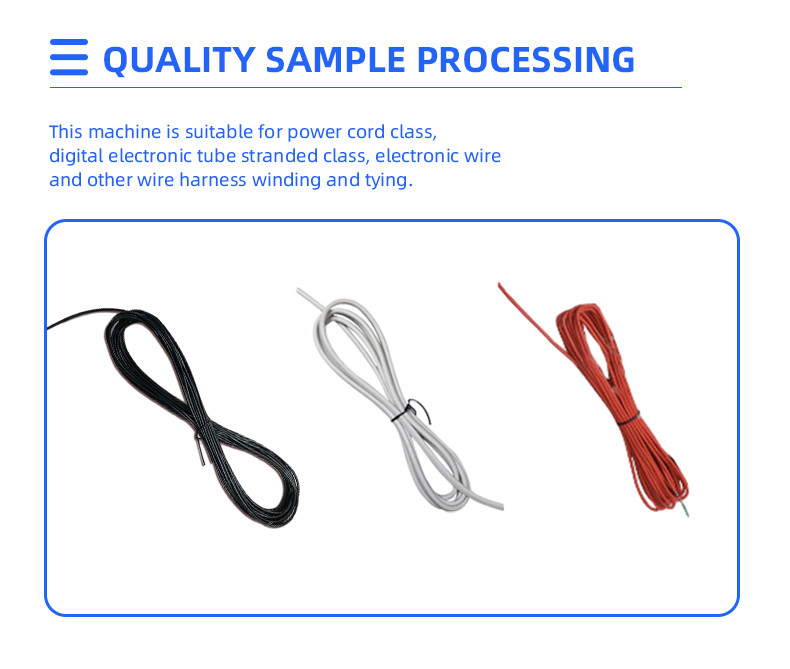 TR-CR8 Fully Automatic 8-Figure Single-Sided Cable Tie Cutting Winding And Binding Machine