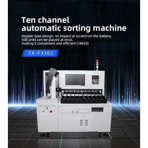 TR-FX102 Ten-channel 18650, 21700, 32700 Lithium Battery Sorter