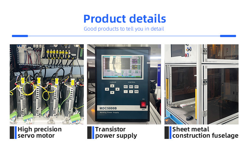 TR-H200S1 Lithium Battery Transistor Double-sided 8-axis Spot Welding Machine