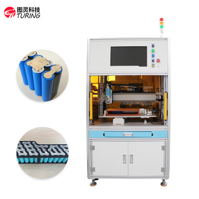 TR-HJ201  New Energy Carp Battery Single-Sided Four-Axis Automatic Spot Welding Machine