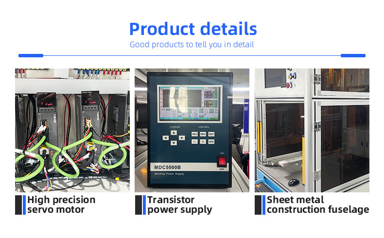 TR-H200S1 Lithium Battery Transistor Double-sided 8-axis Spot Welding Machine