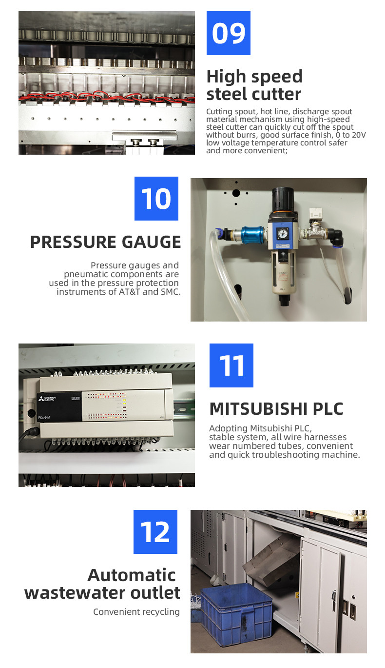 48 cavites dental floss machine with injection machine 