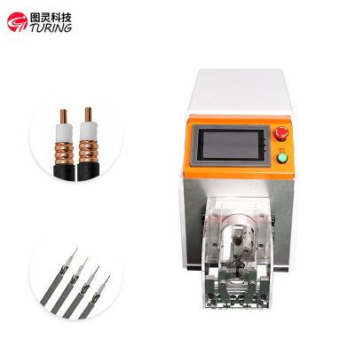 TR-6010 Turing Semi-auto Thin Wire Coaxial Wire Stripping Machine