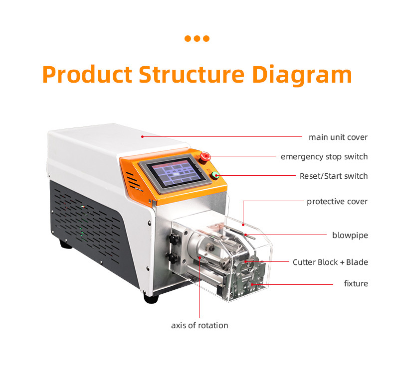 TR-6010 Thin Wire Coaxial Wire Stripping Machine