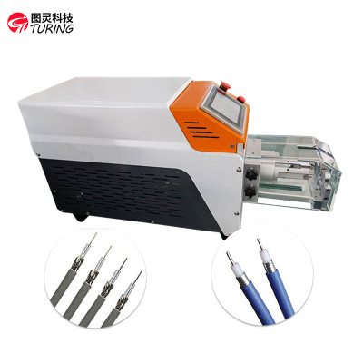 TR-8608D Semi-auto Coaxial Cable Stripping Machine