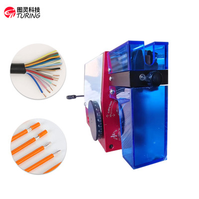 TR-QD15 Semi-auto Pneumatic Induction Wire Peeling Machine