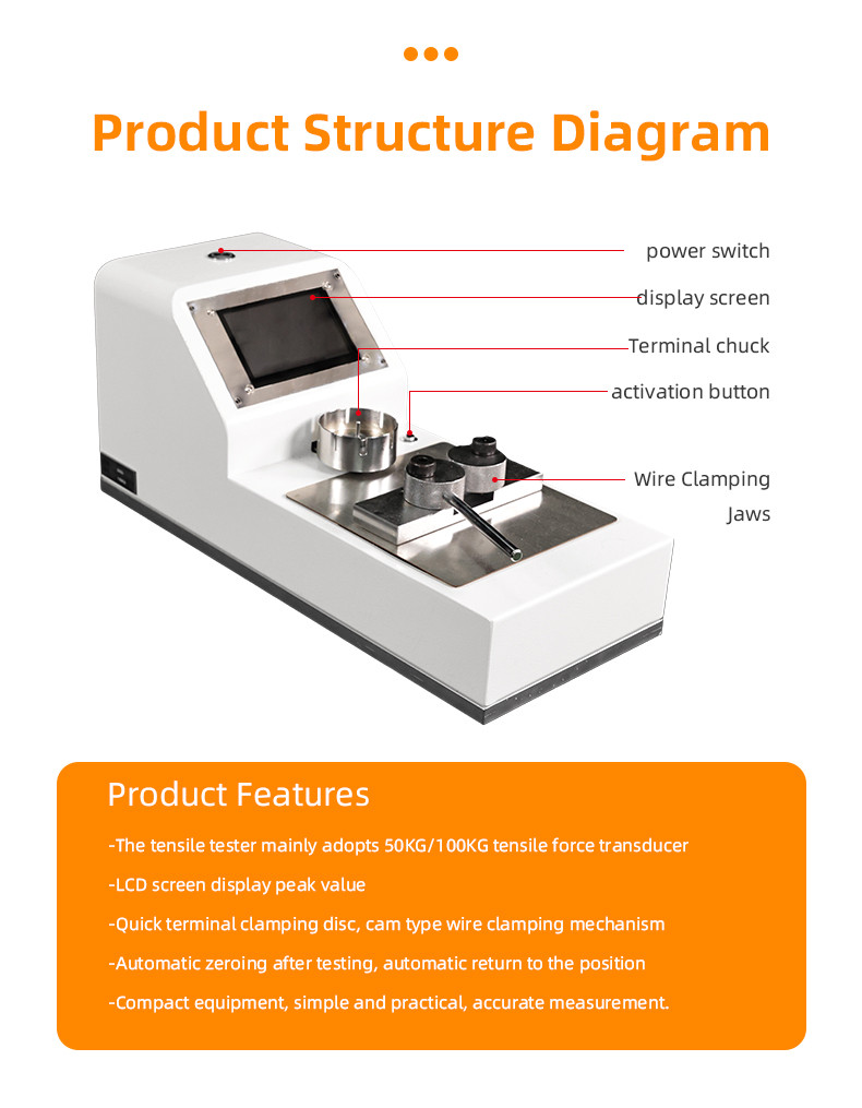 TR-LY10 wire cable Force Measurement Tensile Tester