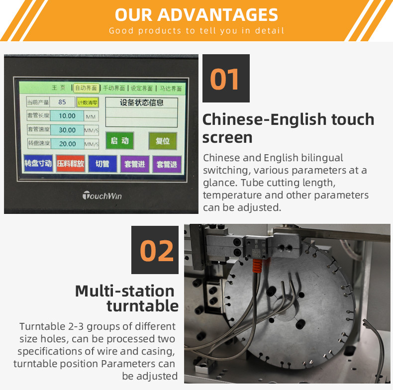 TR-RG13 Semi-Automatic Threading and Baking Heat Shrinkable Tube Machine