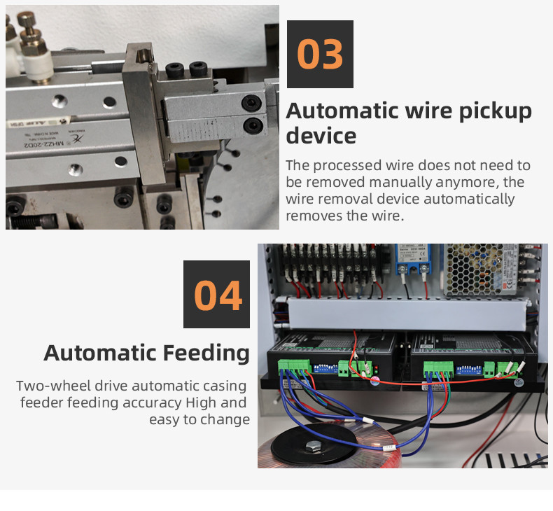 semi-automatic threading and baking heat shrinkable tube machine