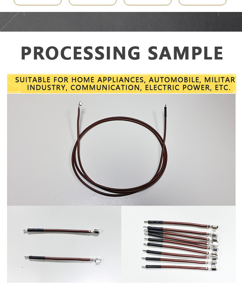 TR-D01 Double-head Single-pass Heat Shrink Tube Terminal Machine