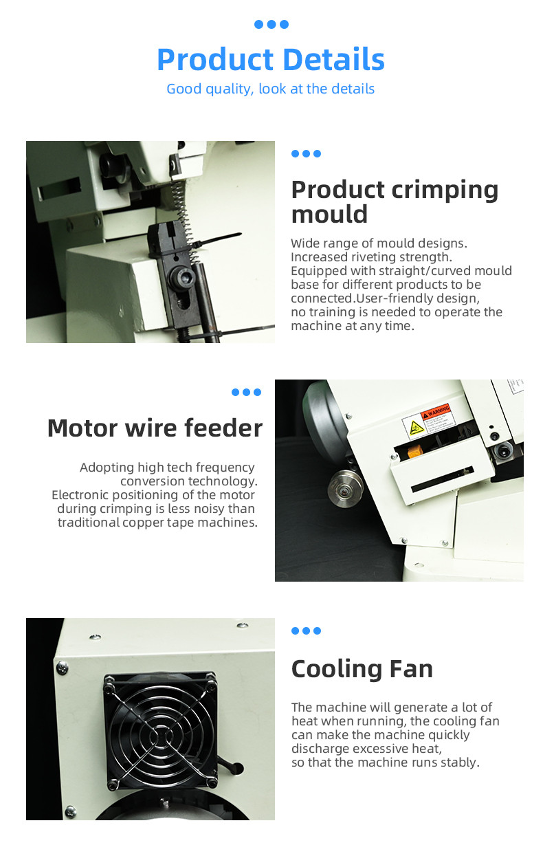 TR-TD01 Semi-Automatic 2T  Silent Copper Tape Machine