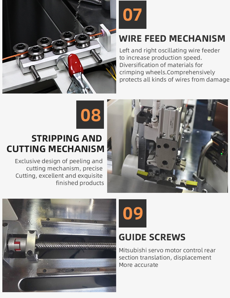 FULL-AUTOMATIC ONE-TO-THREE PIPE THREADINGTERMINAL MACHINE (OPTIONAL CONVEYOR BELT)