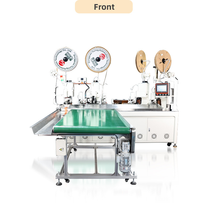 FULL-AUTOMATIC ONE-TO-THREE PIPE THREADINGTERMINAL MACHINE (OPTIONAL CONVEYOR BELT)