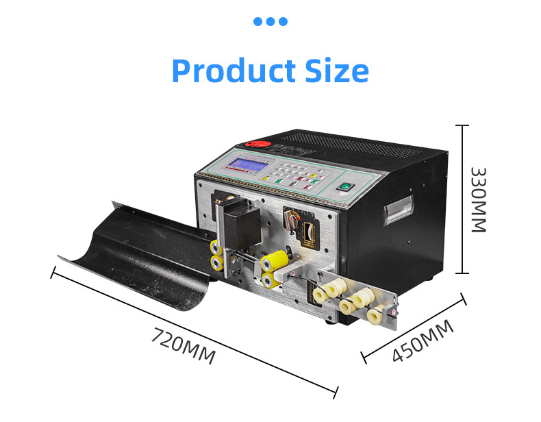 TR-201 flat sheath wire stripping machine