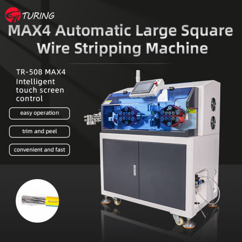TR-508 MAX4 Fully Automatic Large Square Wire Stripping Machine