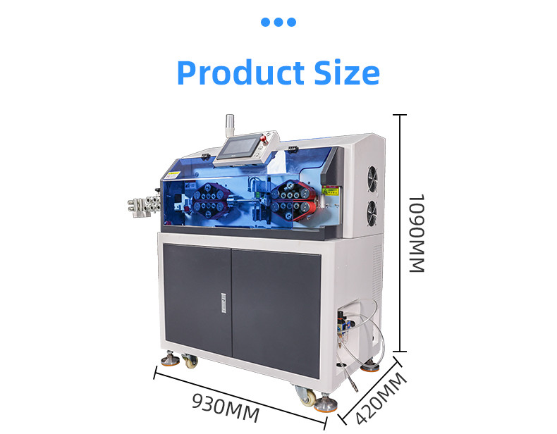 TR-508 MAX4 fully automatic large square wire stripping machine