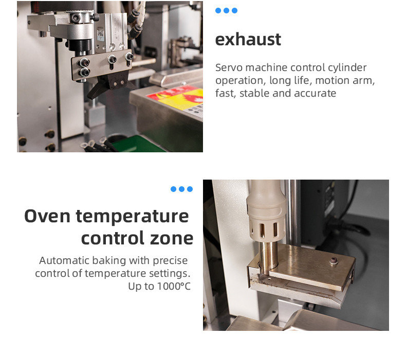 TR-3001 double-head 4T heat shrinkable tube terminal machine