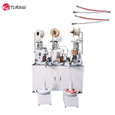 TR-3002 Fully Automatic Three-in-one Crimping Terminal Crimping Machine