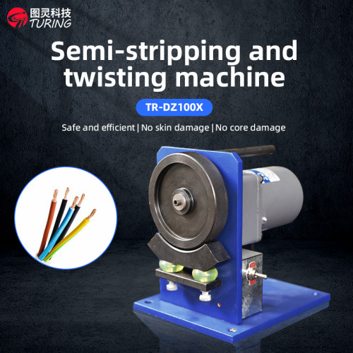TR-DZ100X Turing Semi-auto  Wire stripping and Twisting Machine