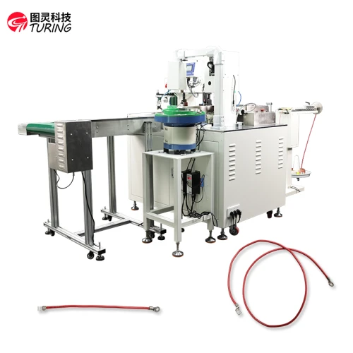 TR-DM070 Fully Automatic Double-head Bulk 3T Terminal Crimping Machine