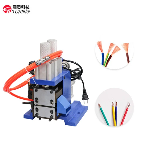 TR-3F1 Semi-auto Double Blades Wire Stripping Machine