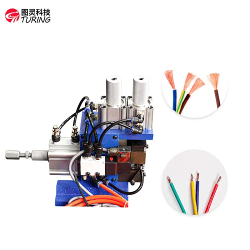 TR-3F1 Semi-auto Double Blades Wire Stripping Machine