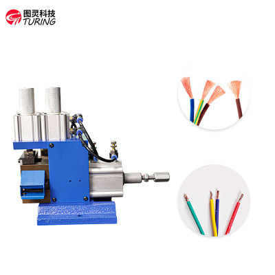 TR-3F1 Semi-auto Double Blades Wire Stripping Machine