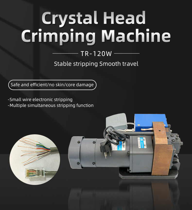 TR-4F Turing Semi-auto Pneumatic Cable Stripping Machine