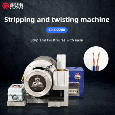 TR-DZ200 Semi-auto Wire Stripping and Twisting Machine