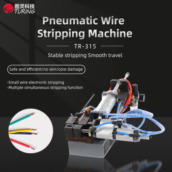 TR-315 Semi-auto Pneumatic Multi-cores Wire Stripping Machine