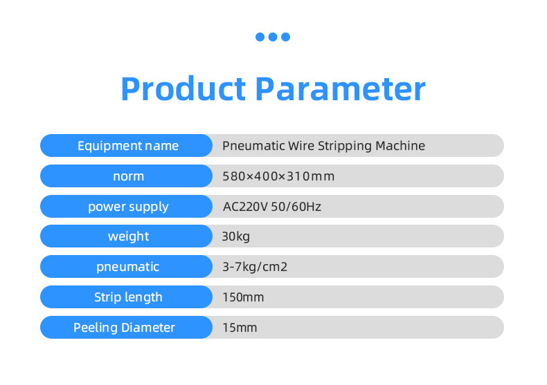 TR-315 Semi-auto Pneumatic Multi-cores Wire Stripping Machine