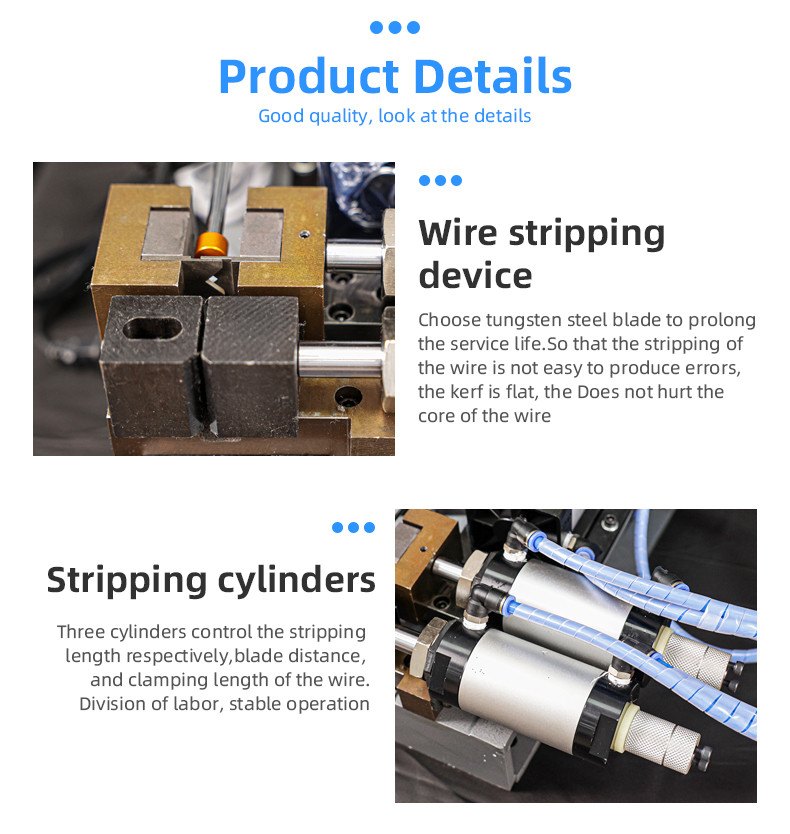 TR-315 Semi-auto Pneumatic Multi-cores Wire Stripping Machine